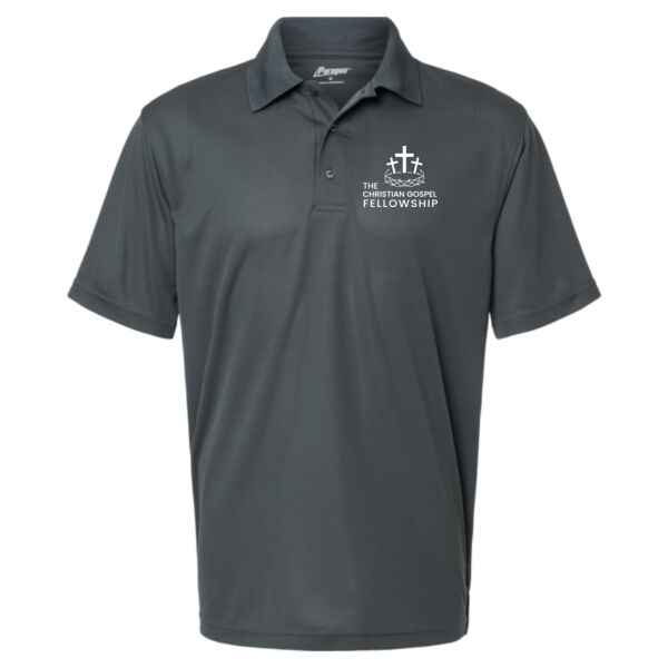 Christian Gospel Fellowship - Men's Saratoga Performance Mini Mesh Polo Thumbnail